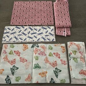 Butterflies & Bees Scrap Fabric Bundle